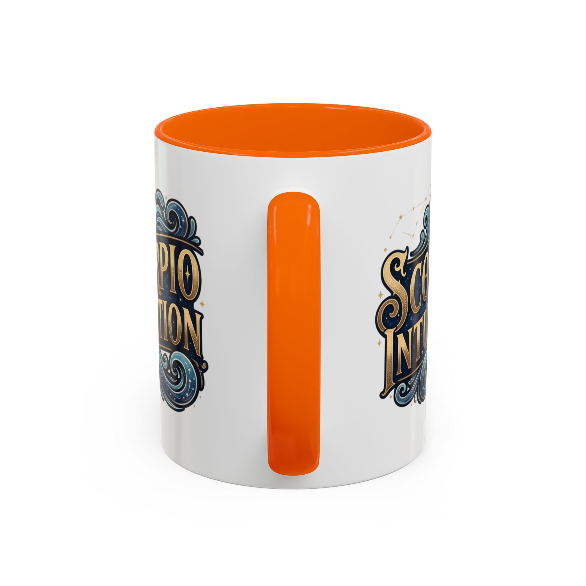 Scorpio Intuition Accent Coffee Mug — Zodiac Astrology Gift
