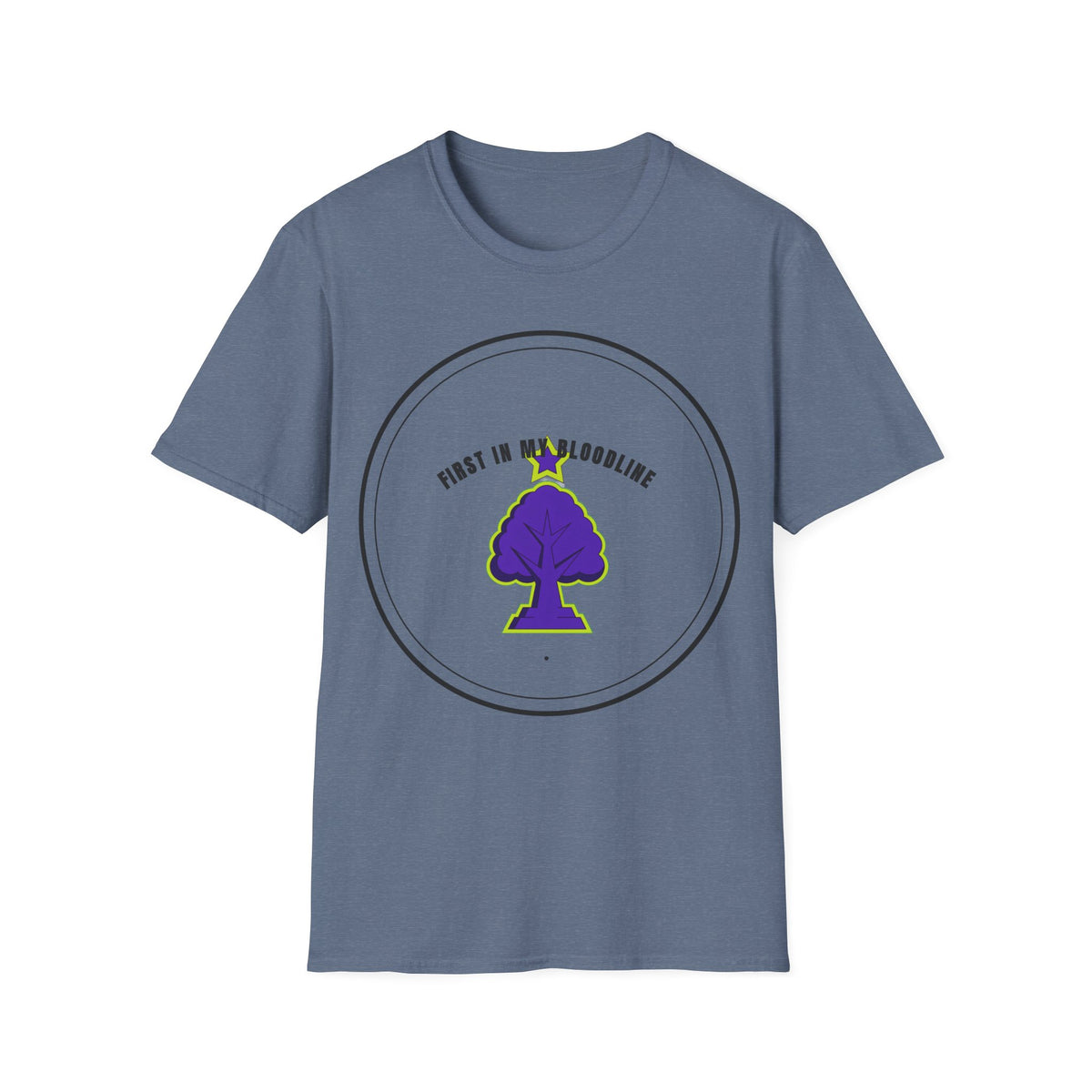 T‑Shirt — "First in My Bloodline" Purple Tree Graphic Tee - Trending Now - September 2026