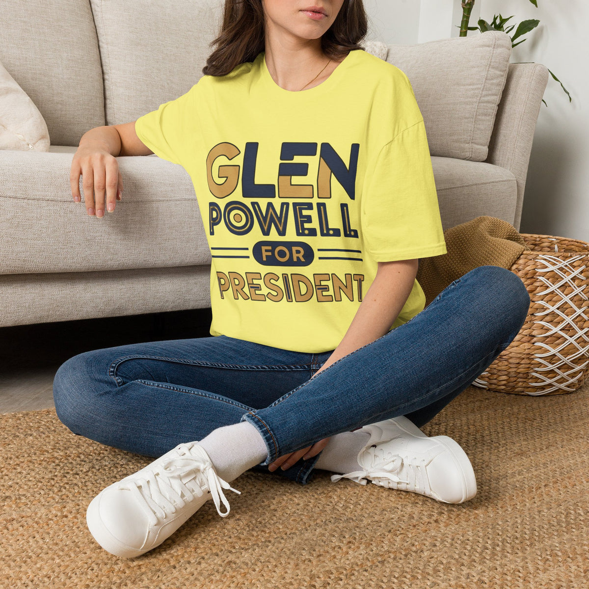 Glen Powell for President T‑Shirt - Trending Now - August 2026
