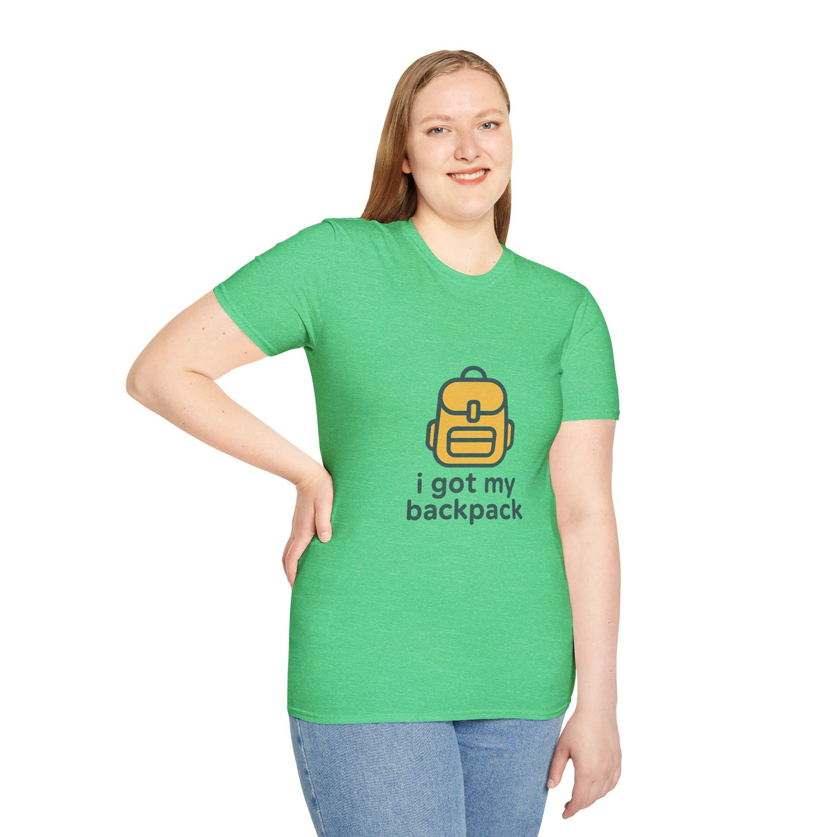 Minimalist Backpack Graphic T‑Shirt – Cute Tiny Backpack Logo Tee - Trending Now - August 2026