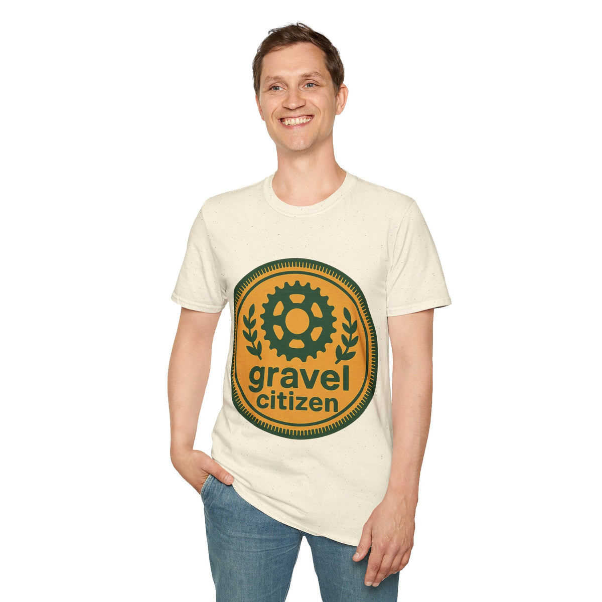 "Gravel Citizen" Retro Cycling Tee | Vintage Bike Gear Graphic T-Shirt - Trending Now - September 2026
