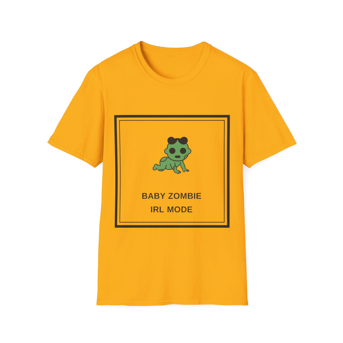 Baby Zombie T-Shirt — Cute Green Cartoon 'Baby Zombie IRL Mode' Graphic Tee - Trending Now - August 2026