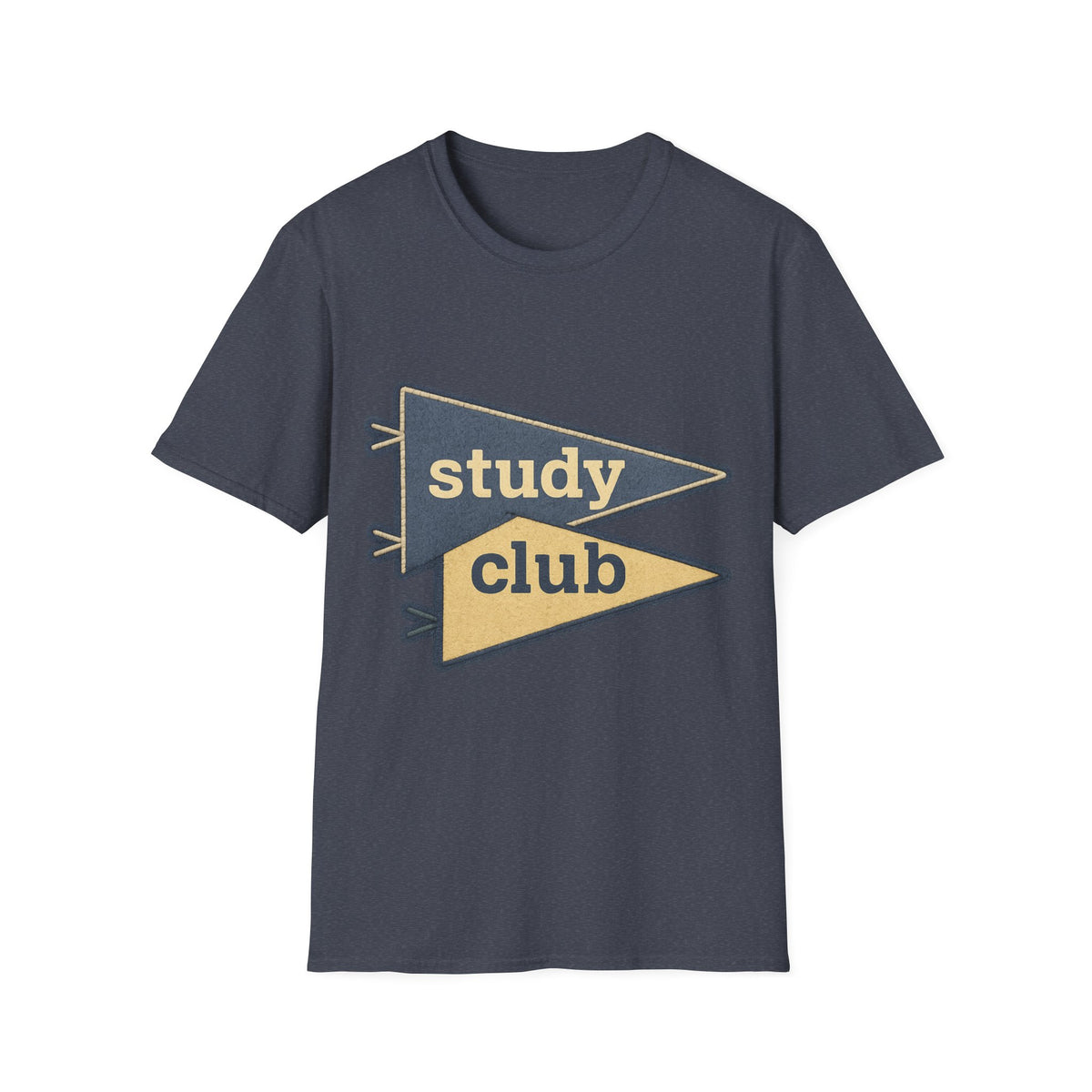 Study Club T-Shirt — Retro Pennant Student Tee - Trending Now - August 2026