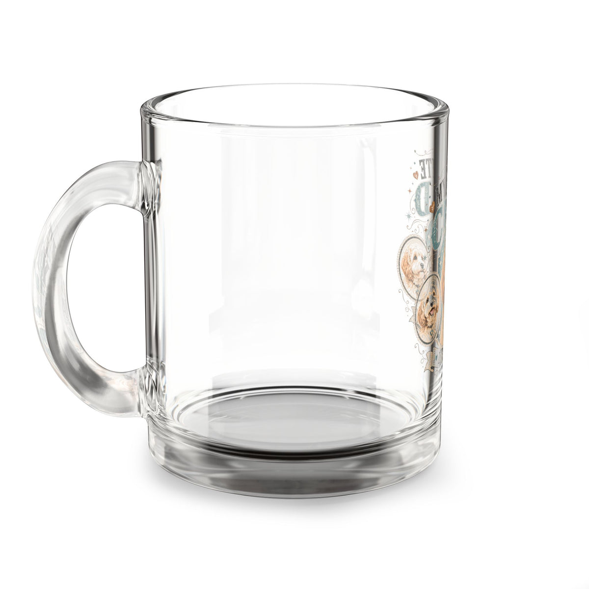 Glass Mug — "My Favorite Child" Dog Mom Club 10oz Coffee Mug