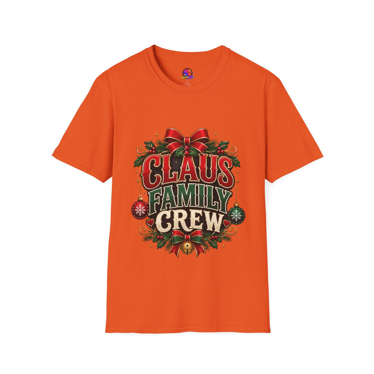 Claus Family Crew T-Shirt — Festive Christmas Holiday Tee