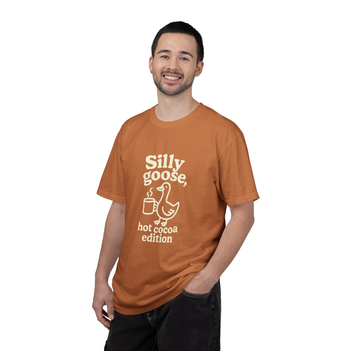 Silly Goose Hot Cocoa T-Shirt — Cute Winter Graphic Tee - Trending Now - October 2026