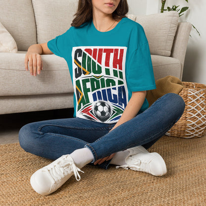 South Africa Soccer T-Shirt — Vintage Flag Football Fan Tee