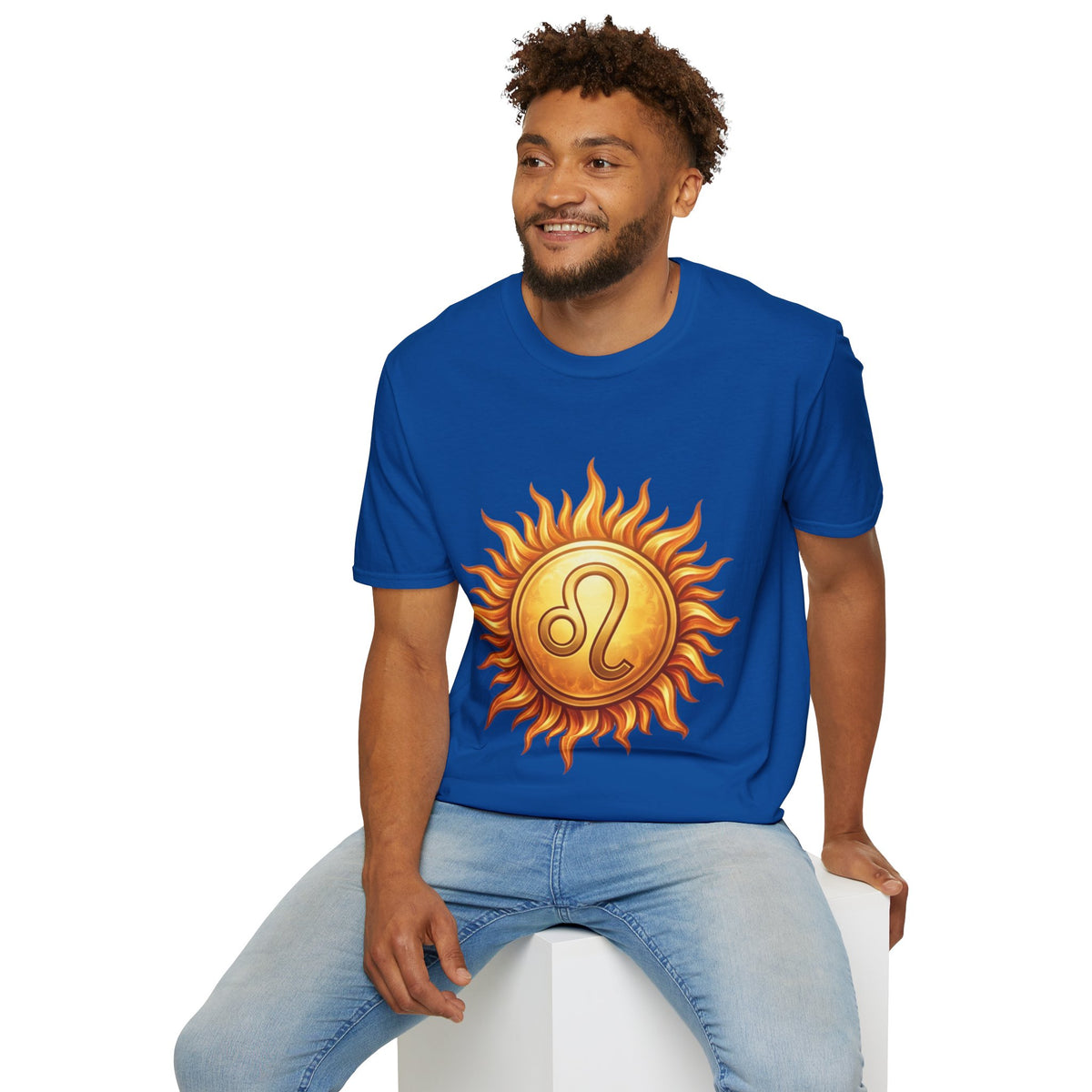 Leo Sun T‑Shirt — Zodiac Sunburst Graphic Tee