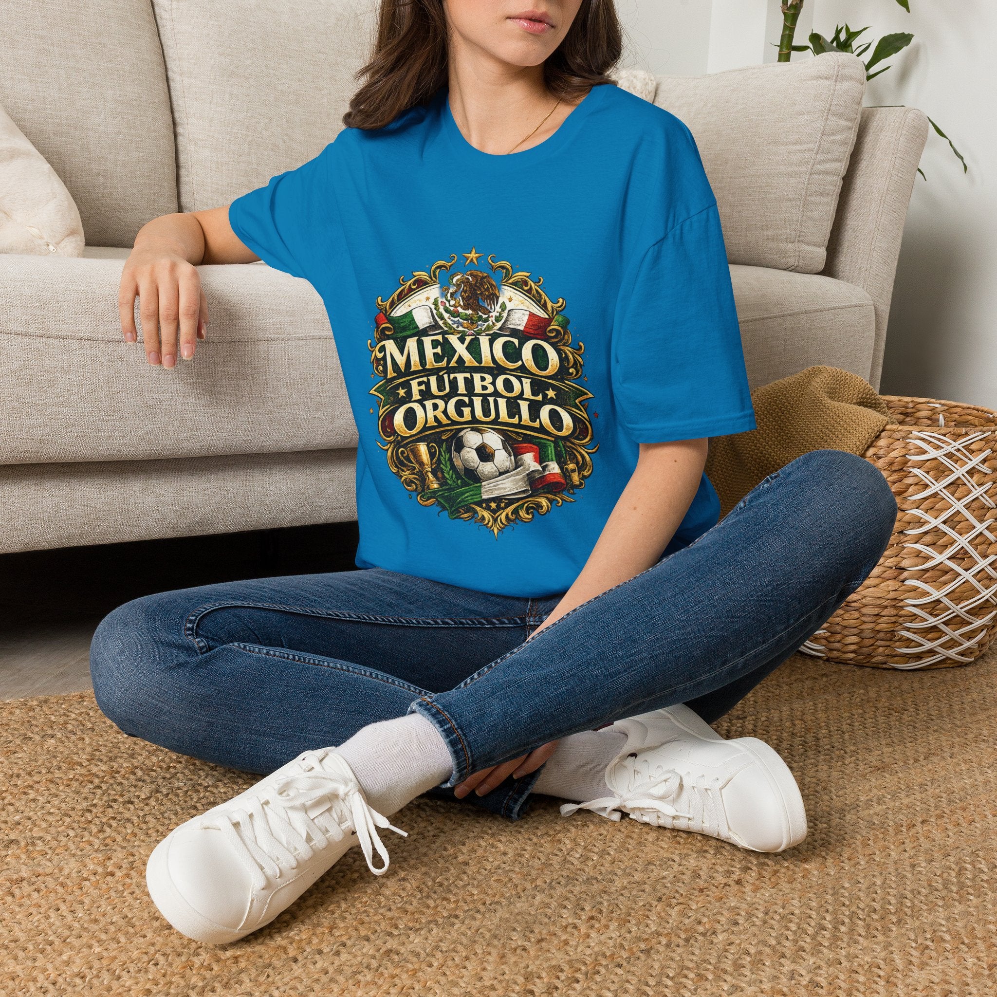 Mexico Fútbol Orgullo T-Shirt — Mexican Soccer Pride Graphic Tee