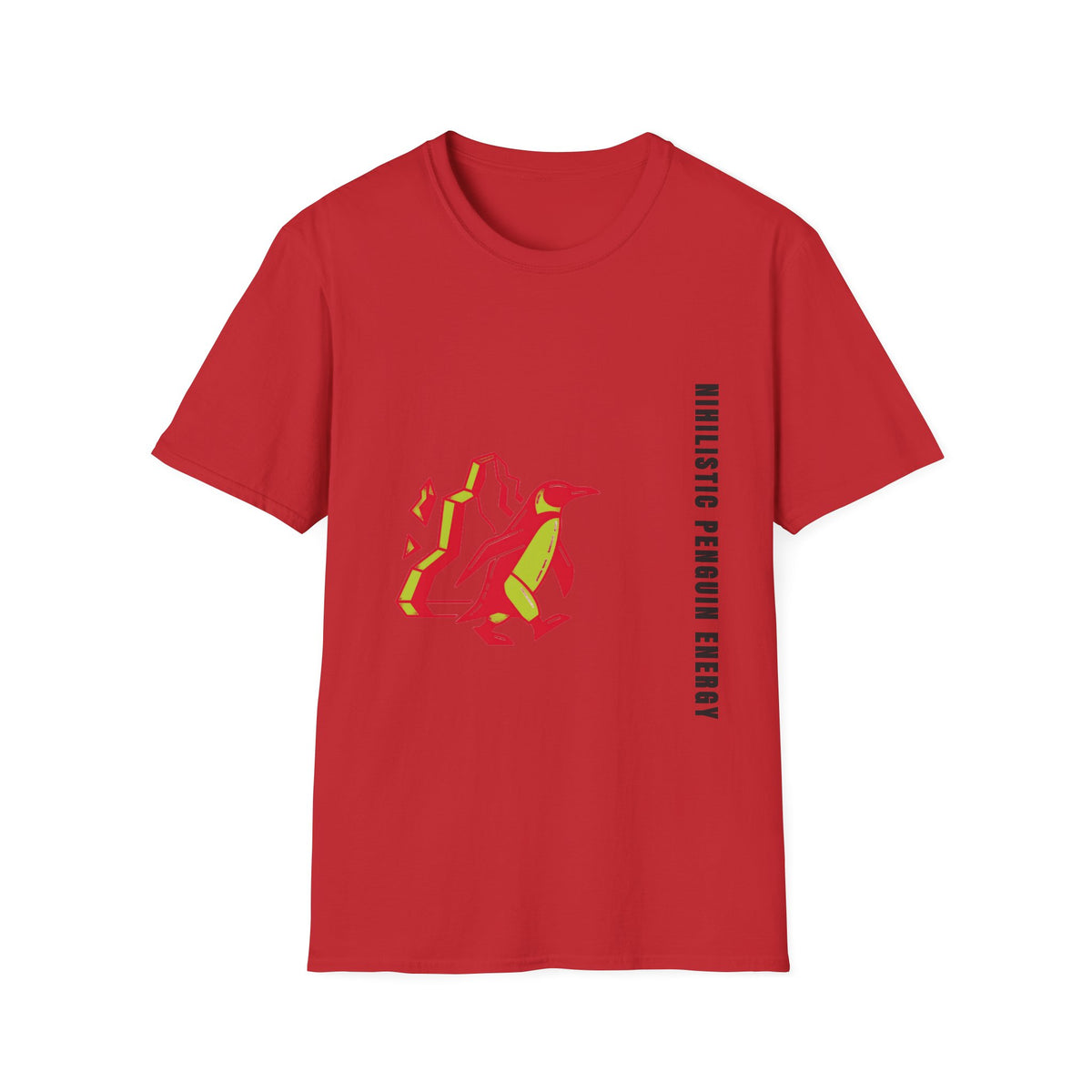 Penguin Mountains T-Shirt — Stylized Colorblock Penguin Graphic Tee - Trending Now - September 2026