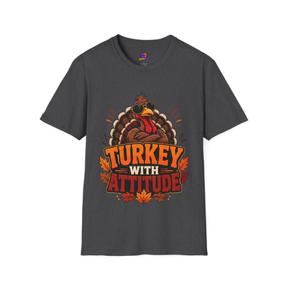 Turkey With Attitude T-Shirt — Funny Thanksgiving Turkey Graphic Tee