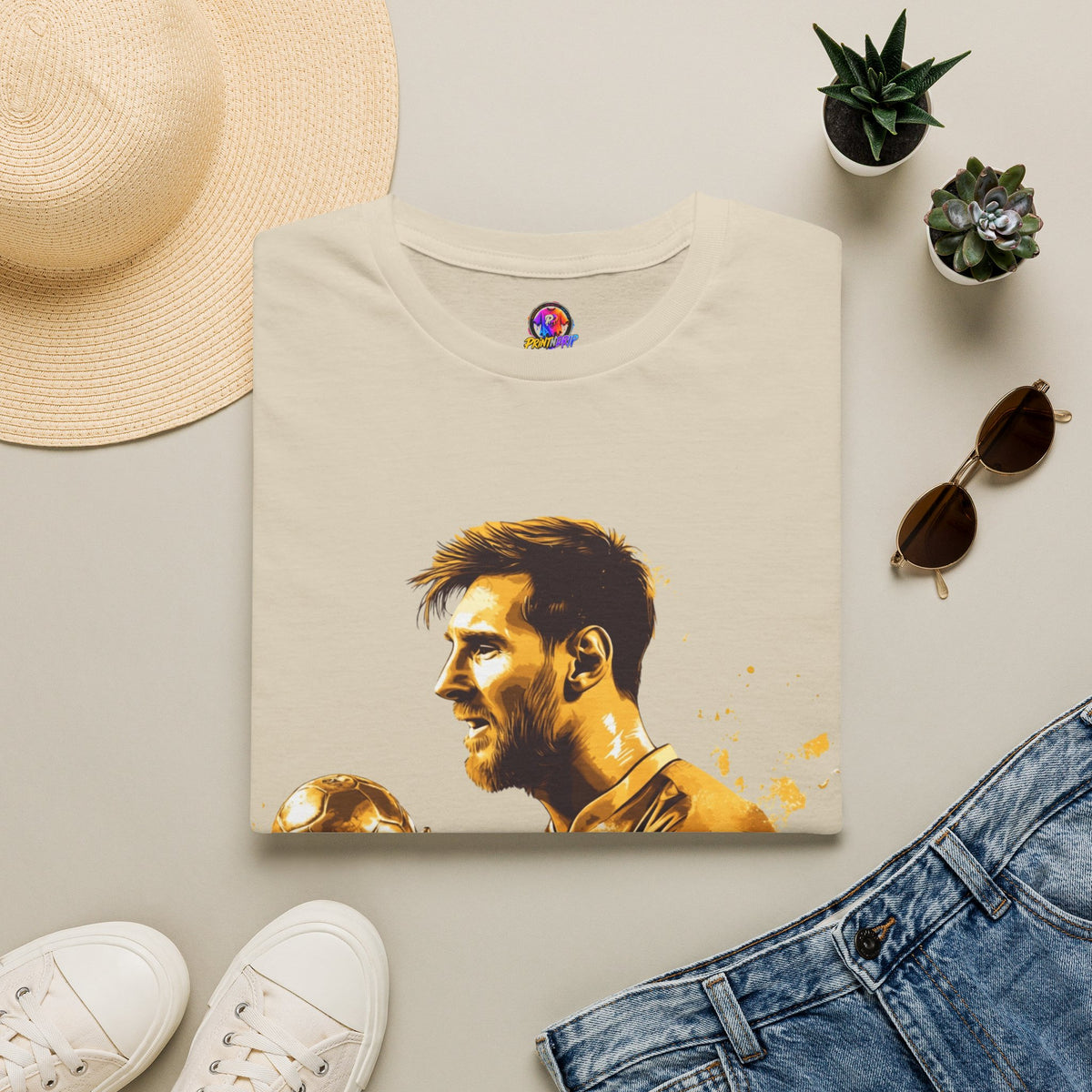 Minimal White T-Shirt — Classic Crewneck Tee