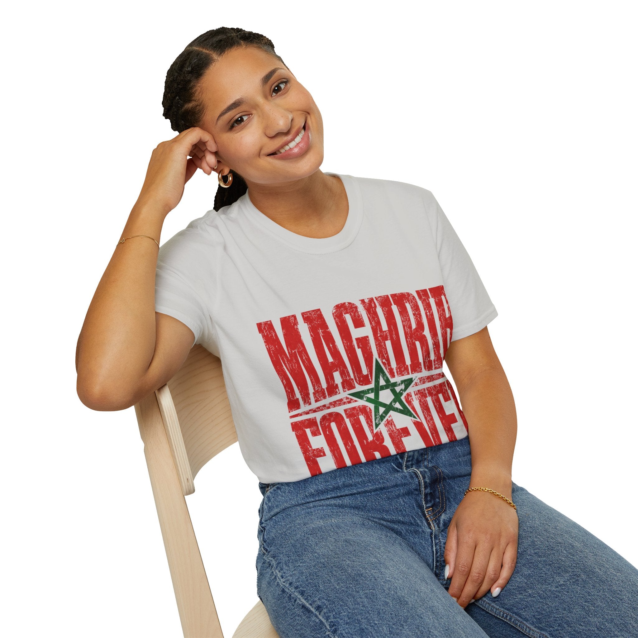 Morocco T-Shirt — Maghrib Forever Moroccan Flag Graphic Tee