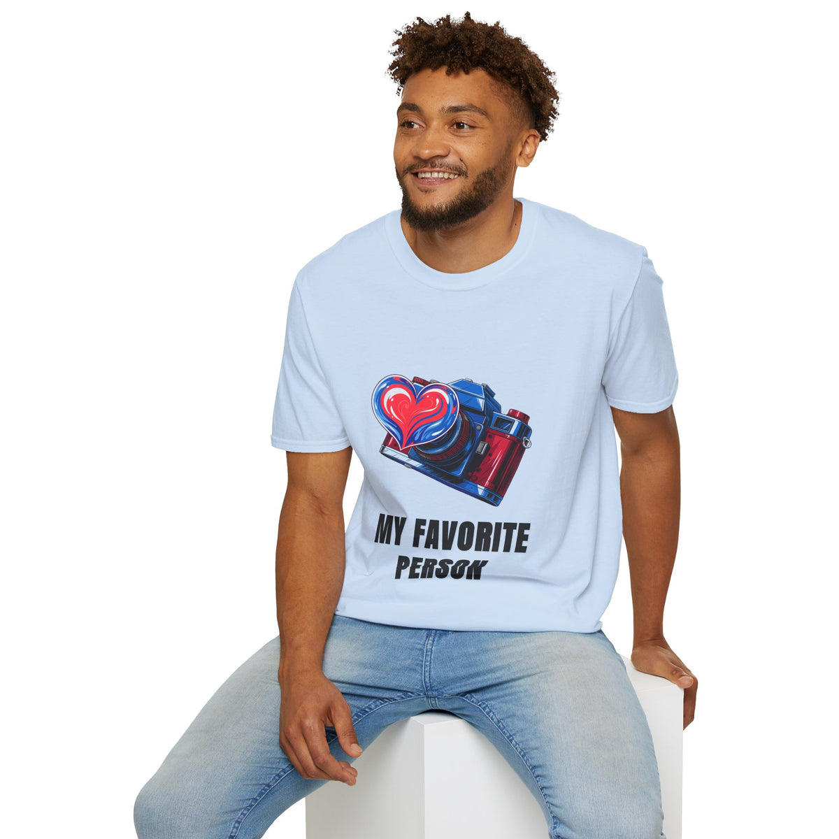 My Favorite Person Camera Heart T-Shirt — Photography Lover Graphic Tee - Trending Now - August 2026