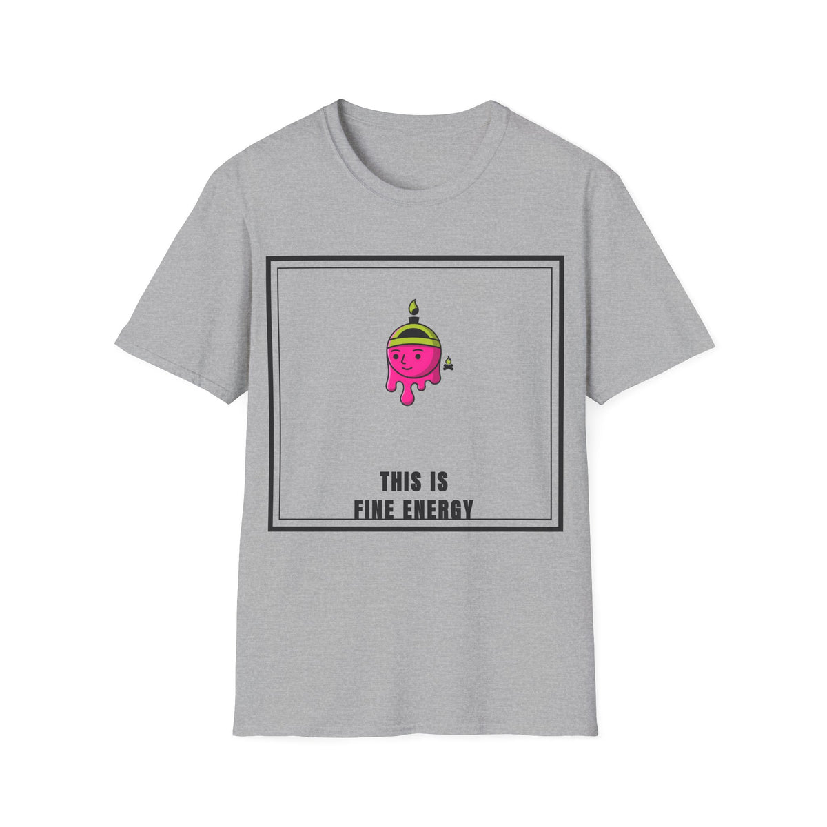 This Is Fine Energy T‑Shirt — Cute Pink Character Graphic Tee - Trending Now - September 2026