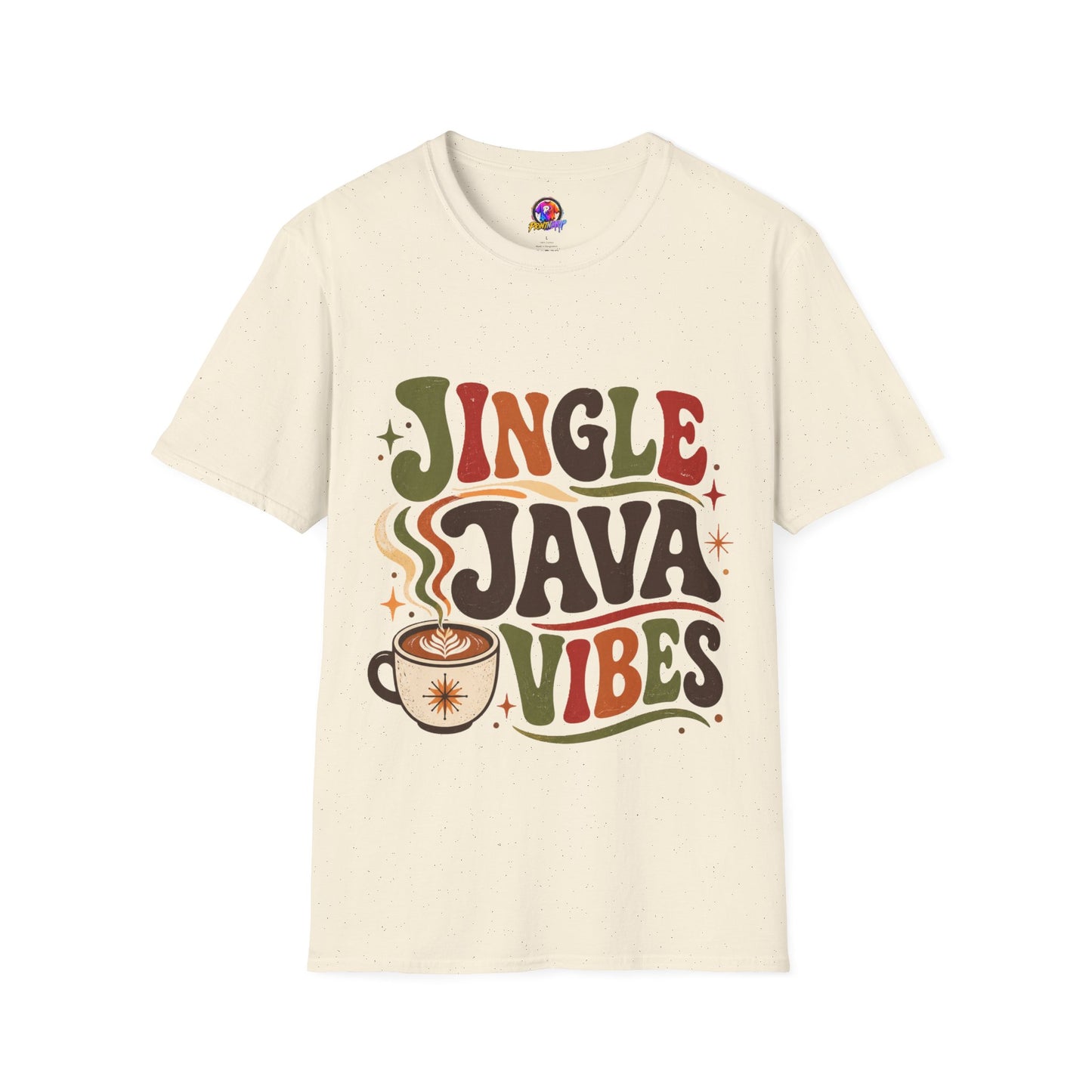 Retro "Jingle Java Vibes" T-Shirt