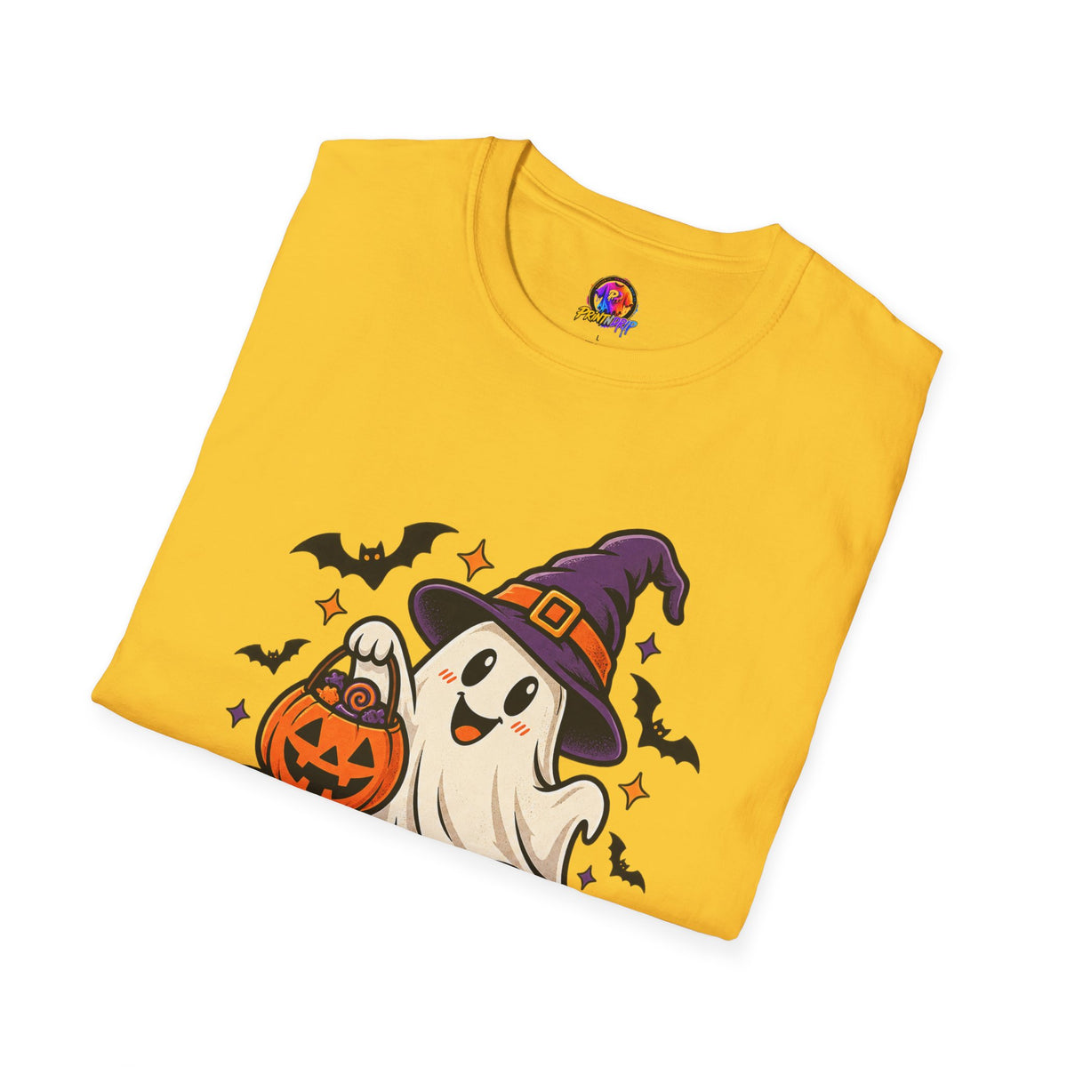 Spooky Season T-Shirt — Cute Ghost Halloween Tee ("Spooky Season Social Club")
