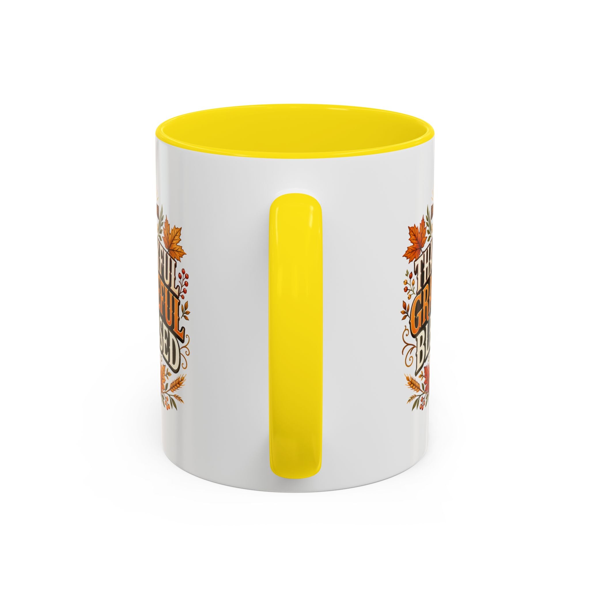Thanksgiving Mug Thankful Grateful Blessed Coffee Mug