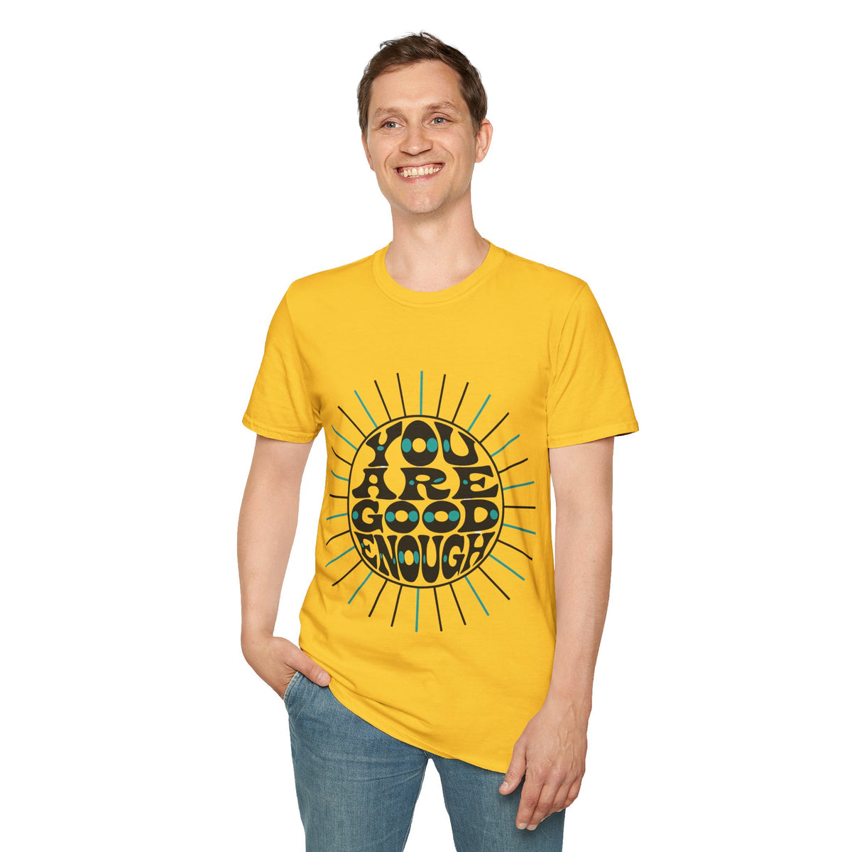 T-Shirt — "You Are Good Enough" Retro Positive Graphic Tee - Trending Now - September 2026