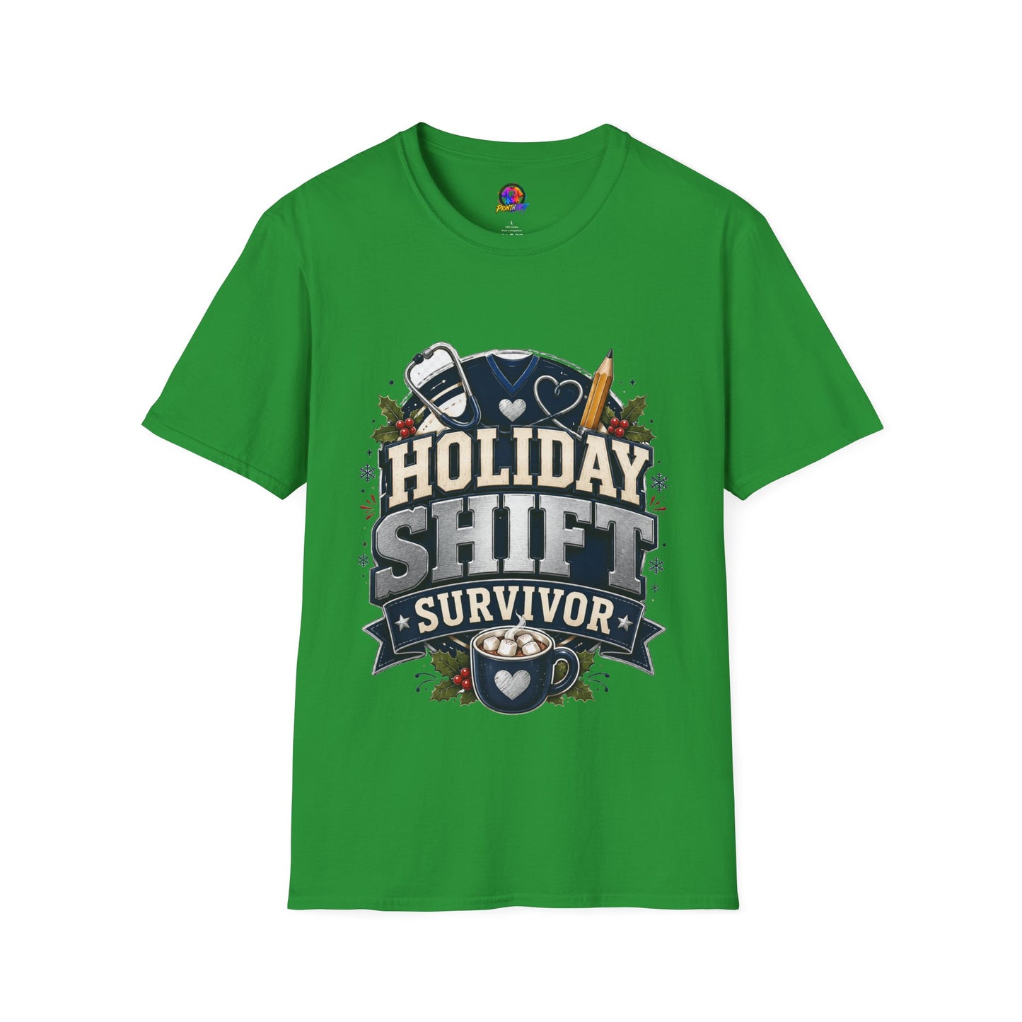 Holiday Shift Survivor T-Shirt — Nurse & Healthcare Worker Gift