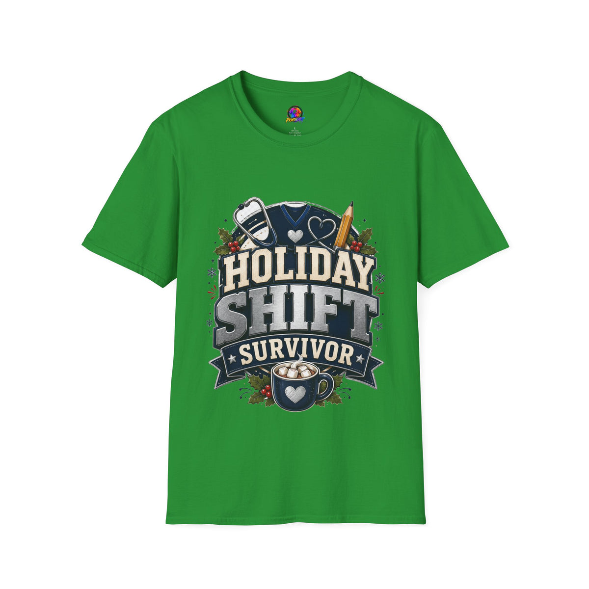 Holiday Shift Survivor T-Shirt — Nurse & Healthcare Worker Gift