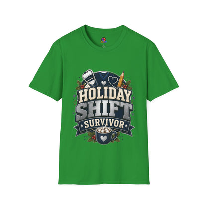 Holiday Shift Survivor T-Shirt — Nurse & Healthcare Worker Gift