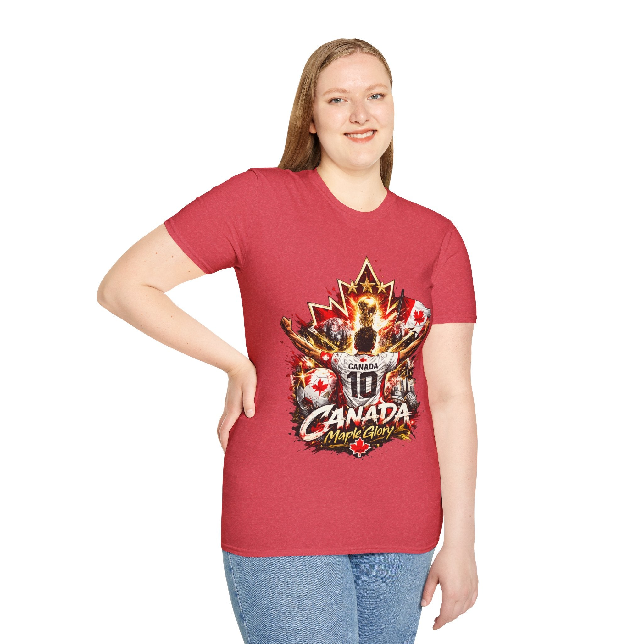 Canada Maple Glory T‑Shirt — Vintage Canadian Maple Leaf Graphic Tee