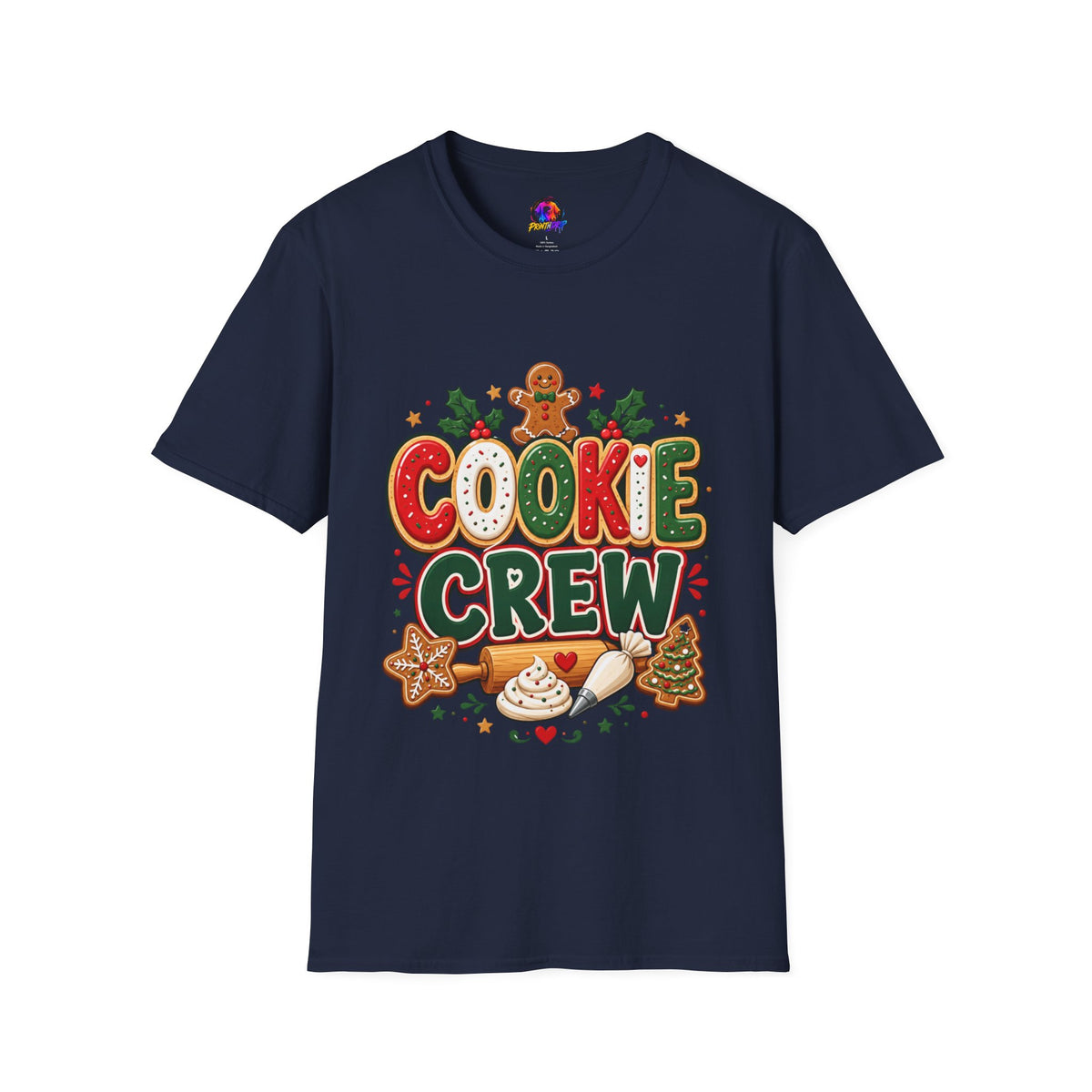 Cookie Crew T-Shirt — Christmas Gingerbread Holiday Tee