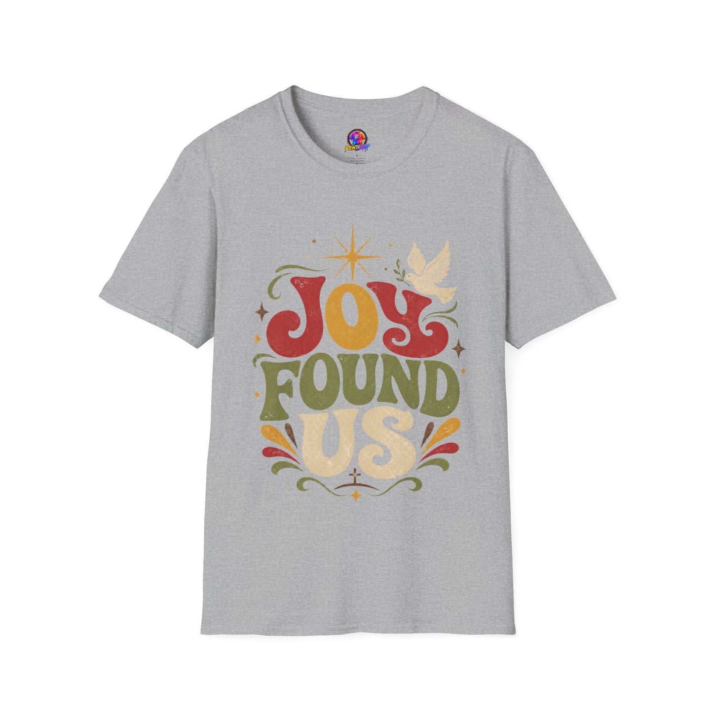 Joy Found Us T‑Shirt — Retro Christmas Holiday Graphic Tee
