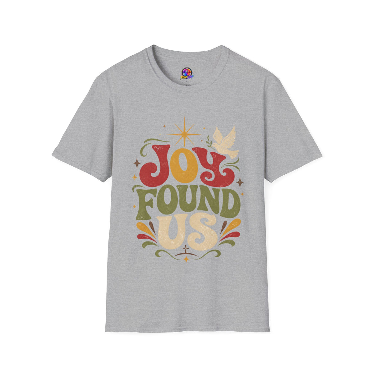 Joy Found Us T‑Shirt — Retro Christmas Holiday Graphic Tee