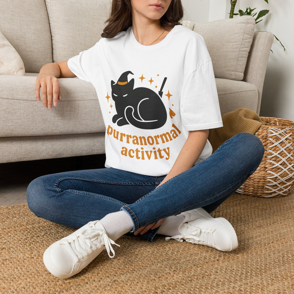 Paranormal Activity Circle T-Shirt — Cute Retro Ghost & Stars Tee - Trending Now - August 2026