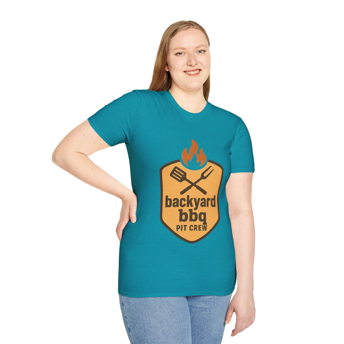 Backyard BBQ T-Shirt — Grilling Badge Tee - Trending Now - August 2026