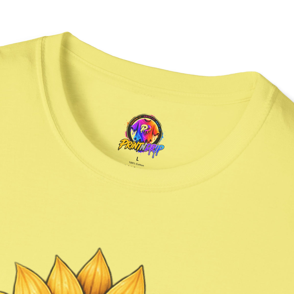Childhood Cancer Awareness T-Shirt — "Hope Changes Lives" Sunflower Ribbon