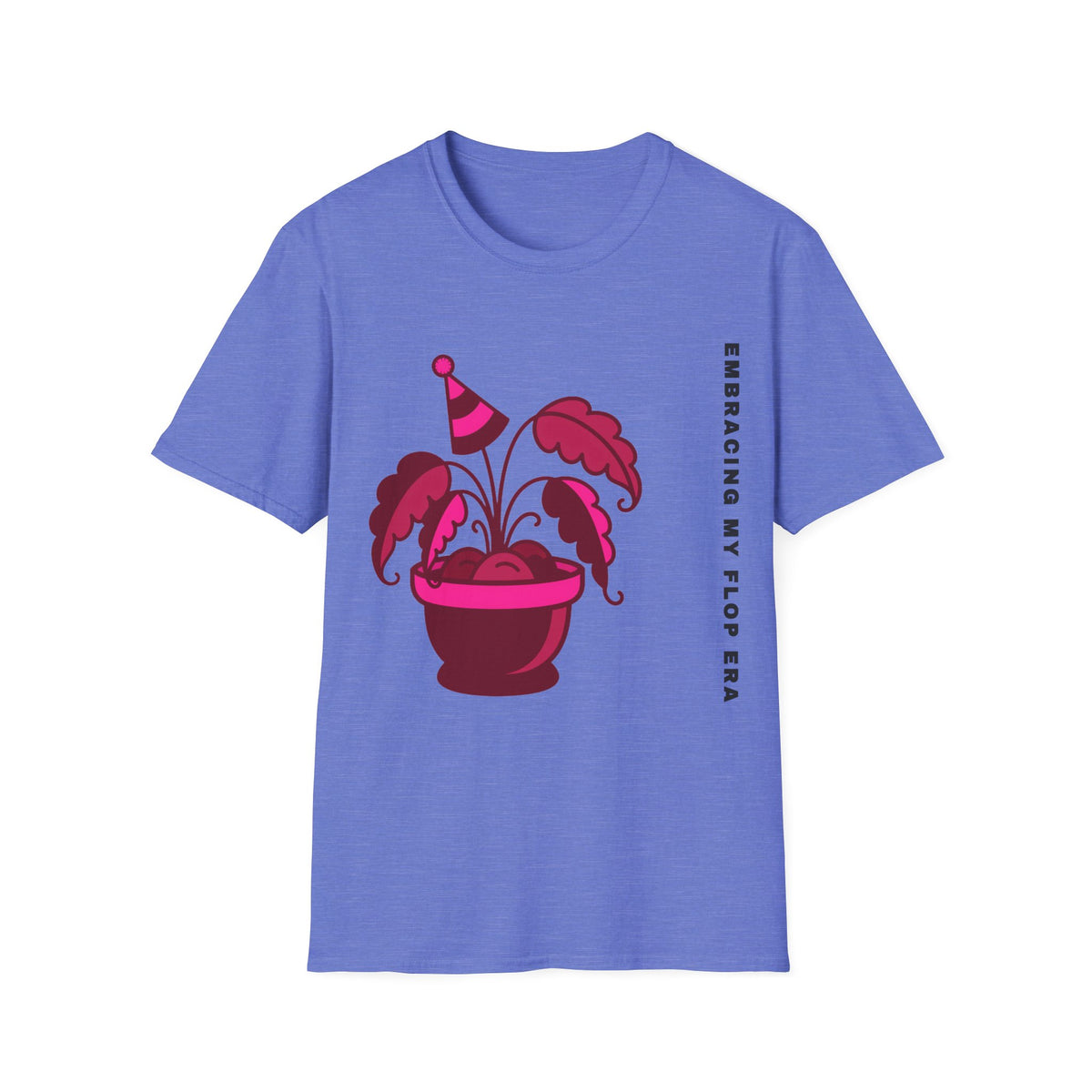Plant Party T-Shirt — "Embracing" Pink Potted Plant Graphic - Trending Now - September 2026