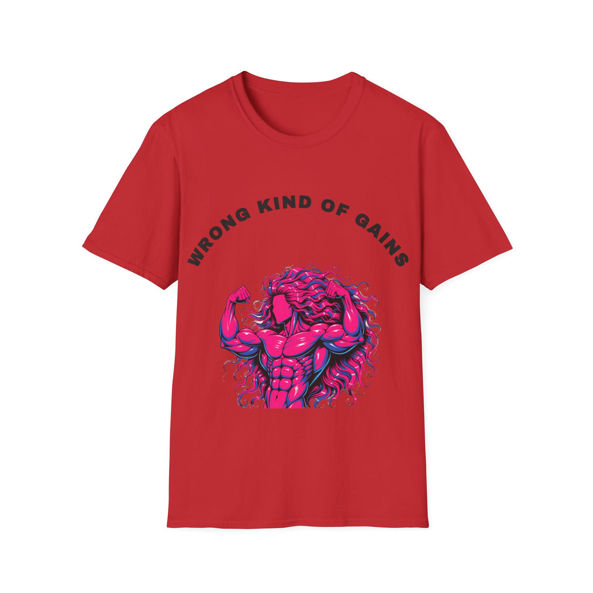 T-Shirt — "Wrong Kind of Gains" Muscle Monster Graphic Tee - Trending Now - September 2026