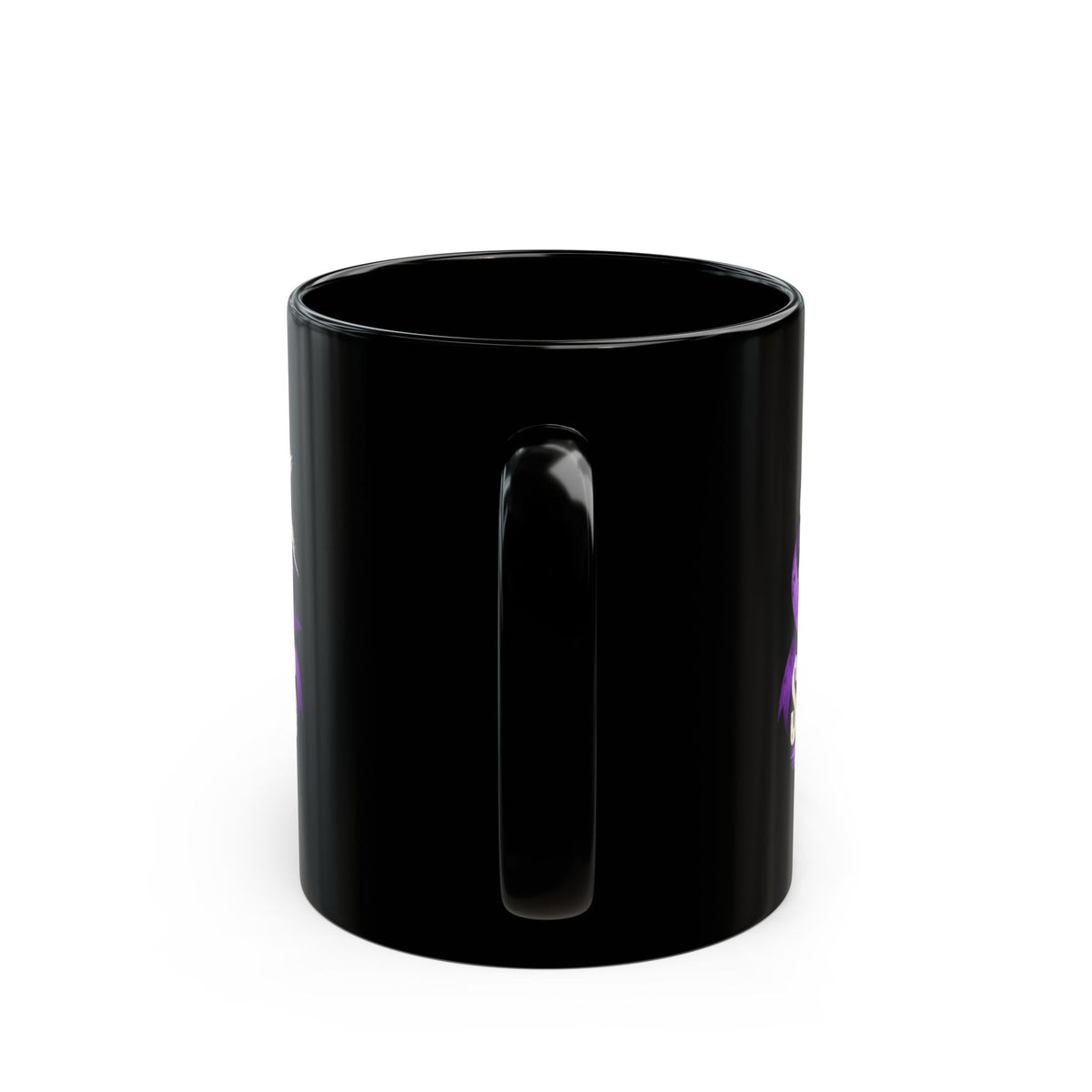 Speak Up Save Lives Black Mug – Domestic Violence Awareness