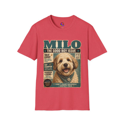 Milo 'The Good Boy Issue' Dog Magazine T-Shirt