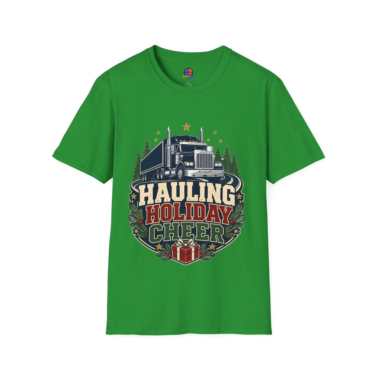 Christmas Truck T‑Shirt — "Hauling Holiday Cheer" Festive Trucker Tee