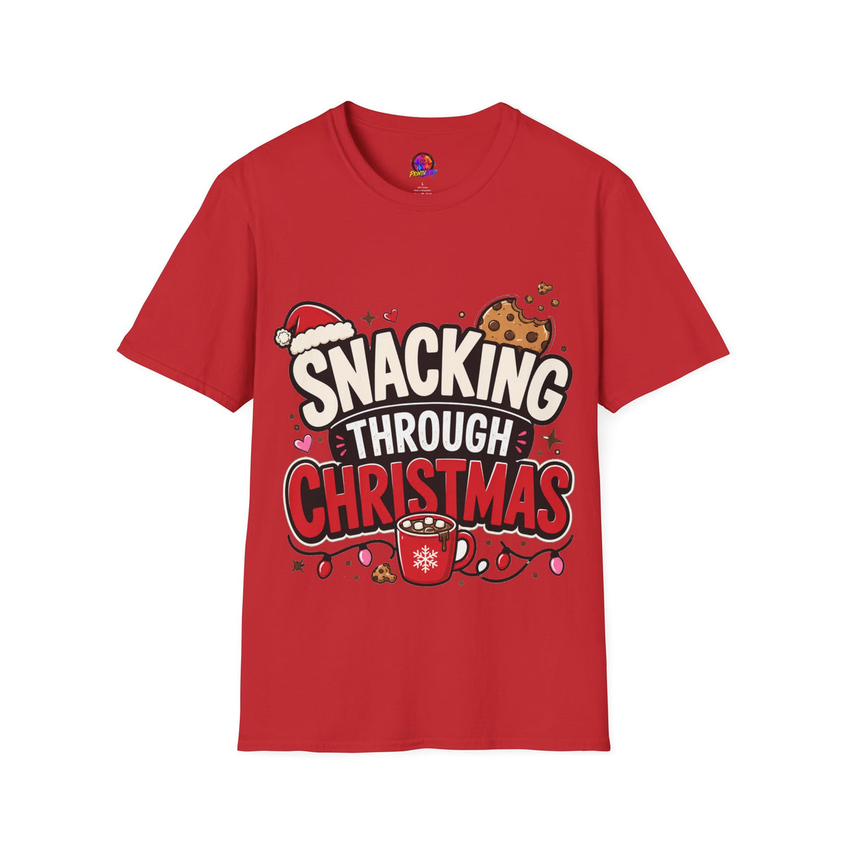 Snacking Through Christmas T-Shirt — Funny Holiday Cookie Tee