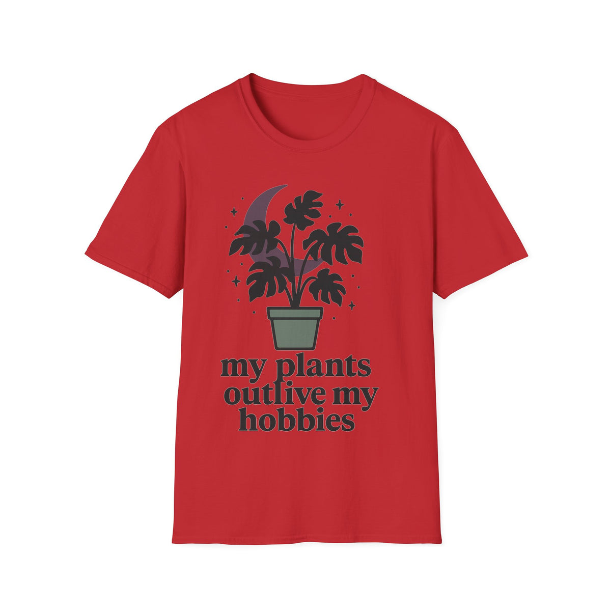Botanical Moon Plant T-Shirt — “Plants Make Me Happy” Graphic Tee - Trending Now - September 2026