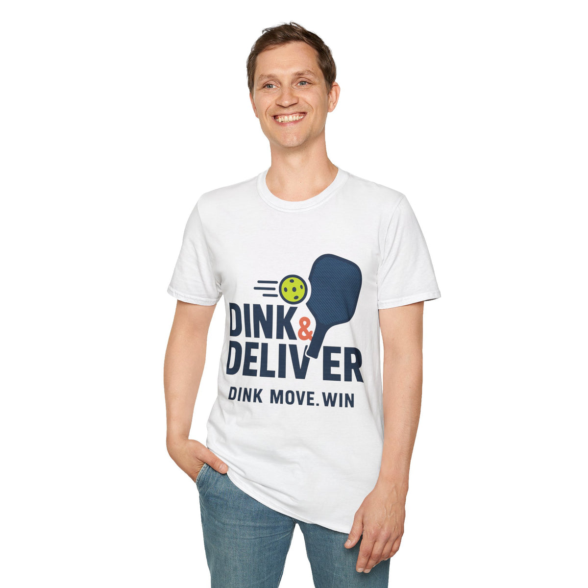 Pickleball Player T‑Shirt — 'Dink. Drive. Deliver.' Graphic Tee for Pickleball Fans - Trending Now - August 2026