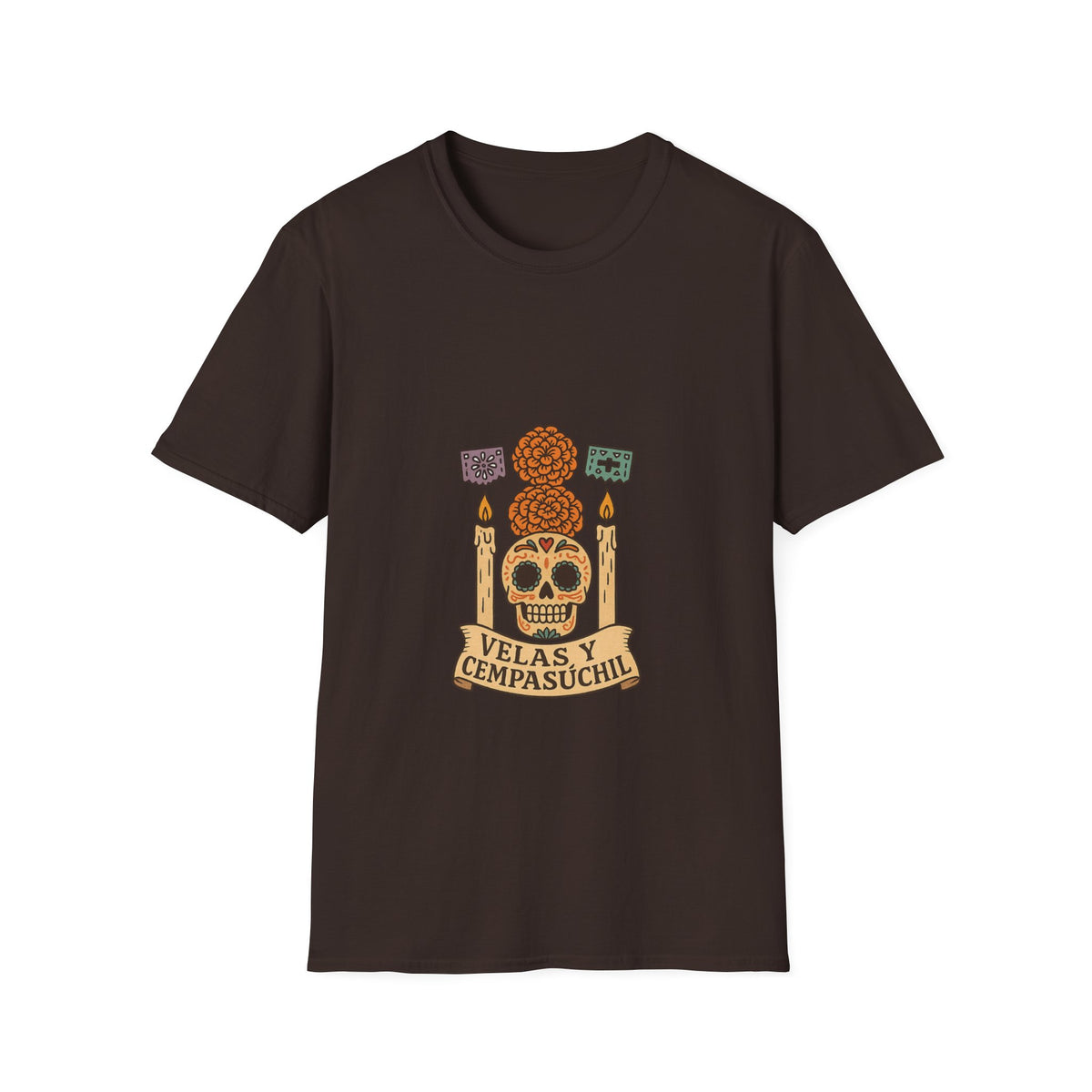 Day of the Dead Sugar Skull T-Shirt - Día de los Muertos Floral Skull Tee - Trending Now - October 2026
