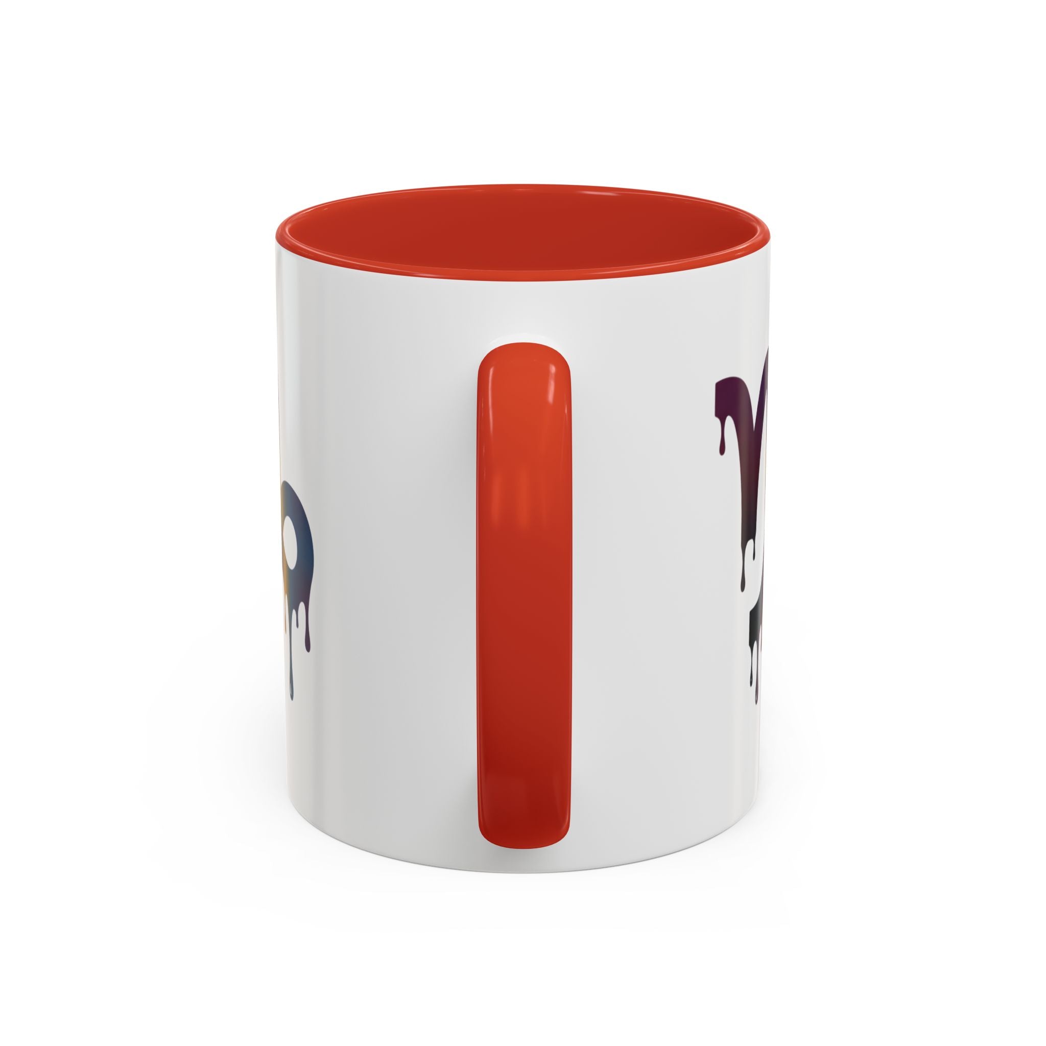 Capricorn Drip Accent Coffee Mug — Zodiac Symbol Gradient