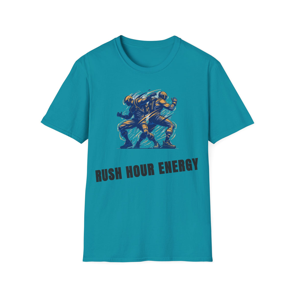 T-Shirt — 'Rush Hour Energy' Football Player Graphic Tee - Trending Now - September 2026