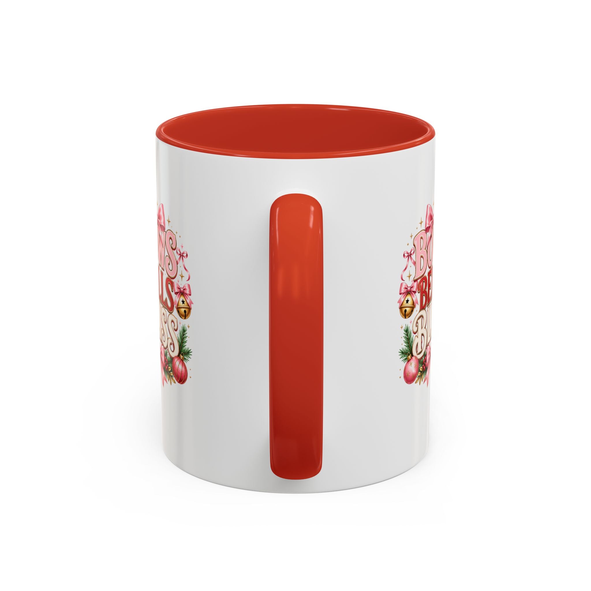 Bows Bells Bliss Christmas Accent Coffee Mug