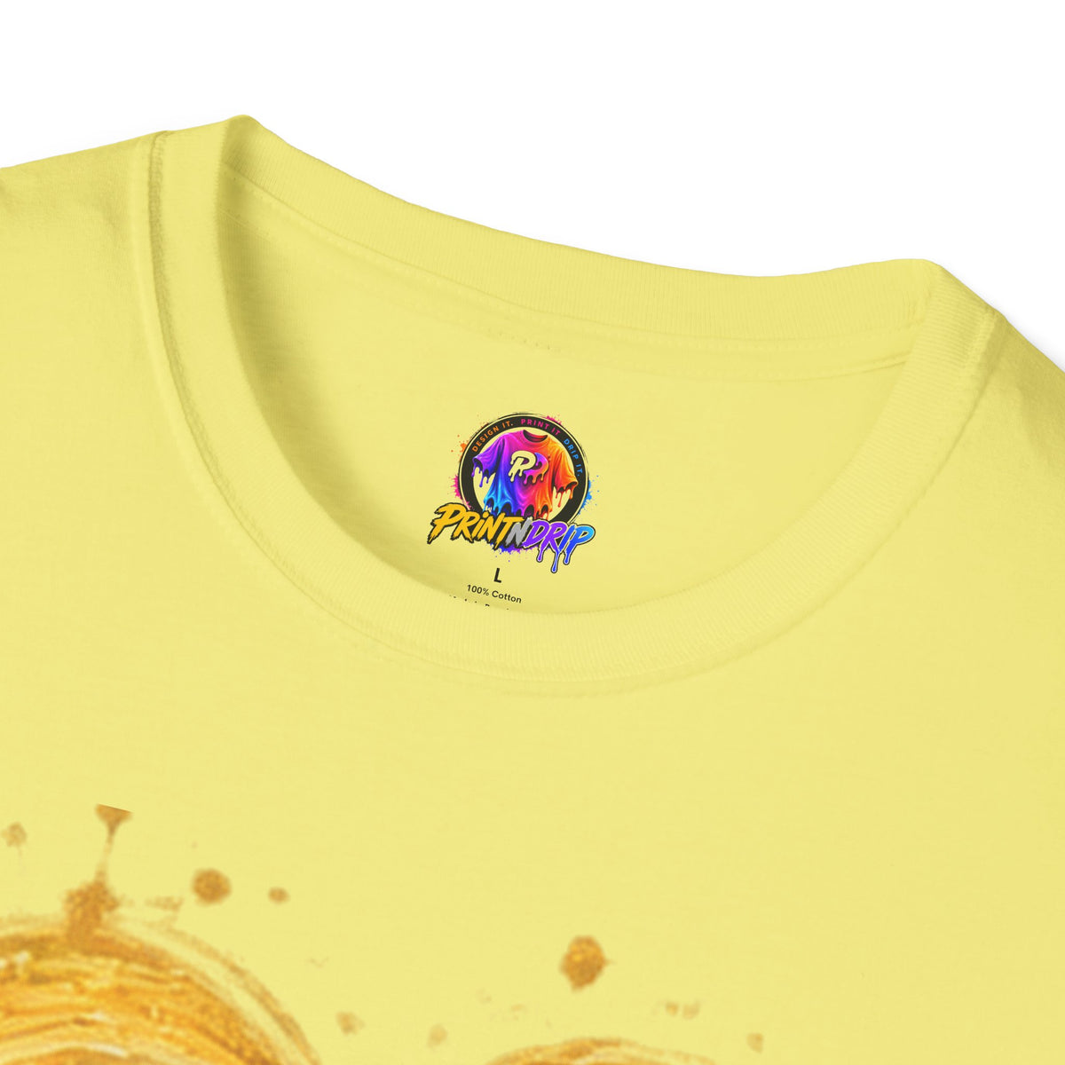 Childhood Cancer Awareness T-Shirt — "Fighter Today Brighter Tomorrow" Gold Ribbon