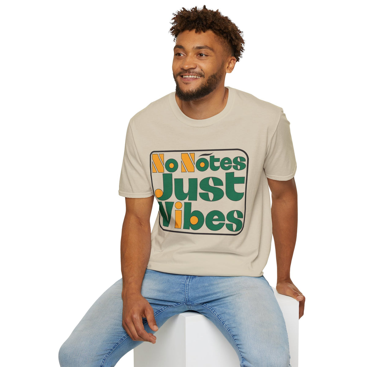 Just Vibes T‑Shirt — "No Notes Just Vibes" Retro Graphic Tee - Trending Now - August 2026