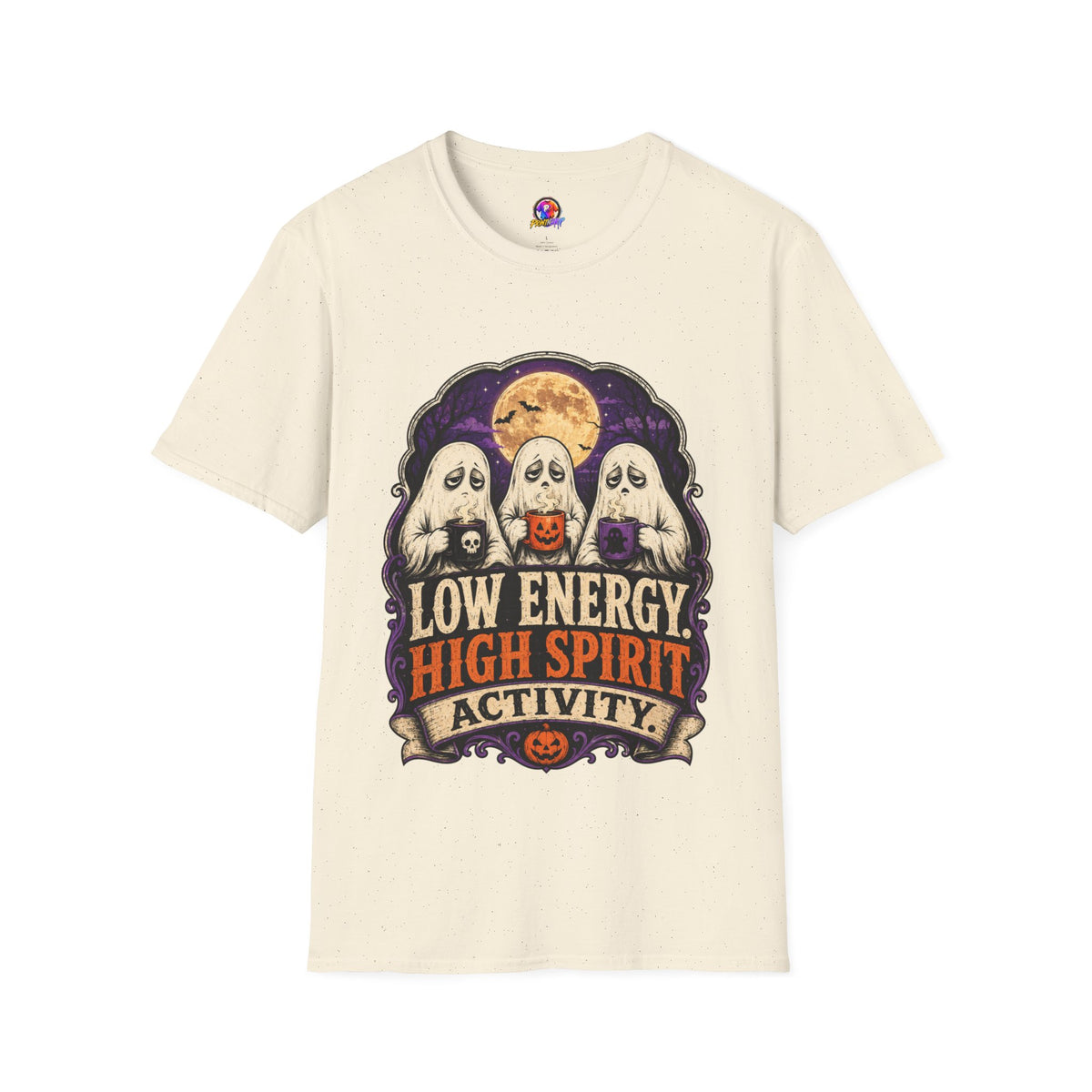 Halloween Low Energy High Spirit Unisex Softstyle T-Shirt