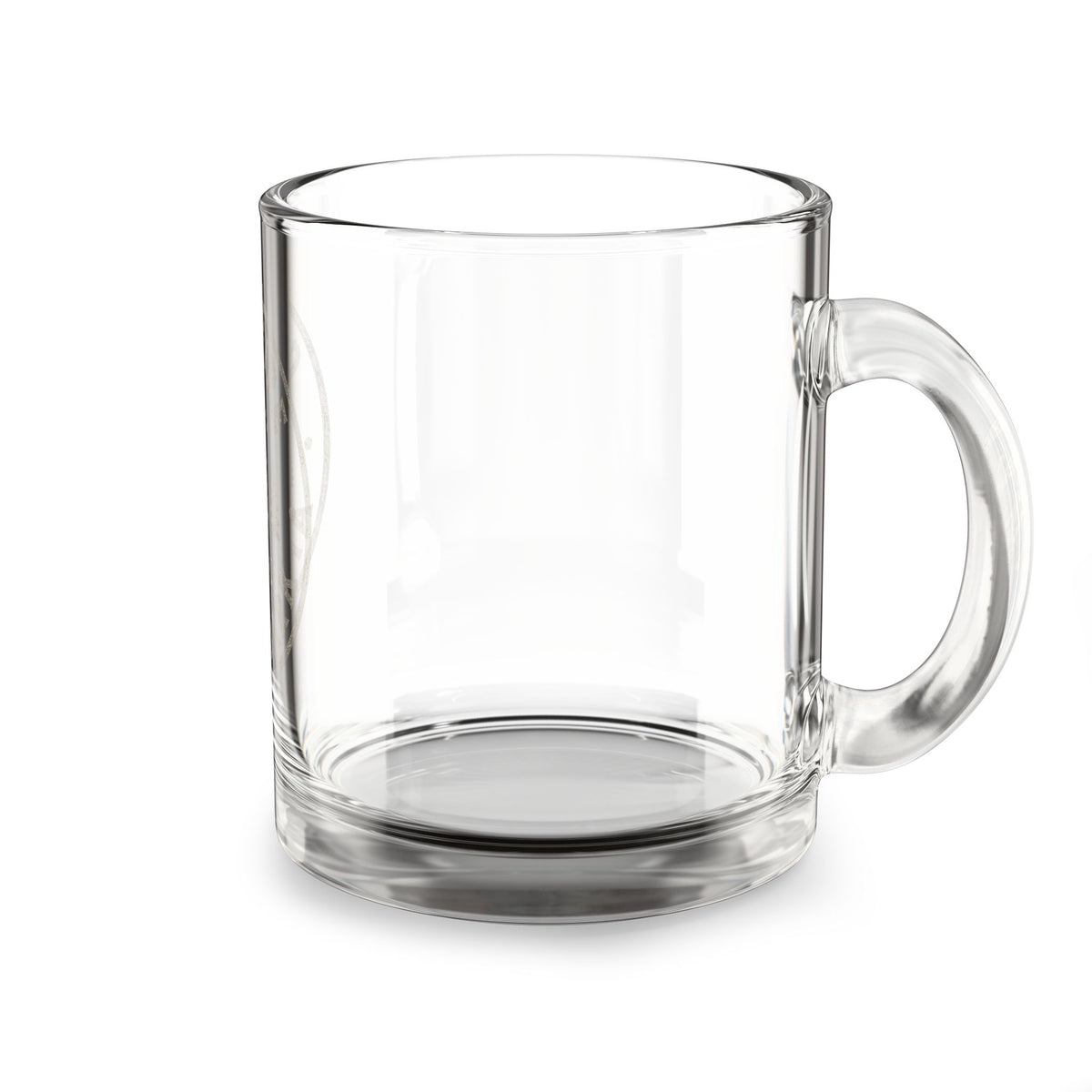 Glass Mug, 10oz Milo Bailey Dog Dad Mom Glass Mug, 10oz