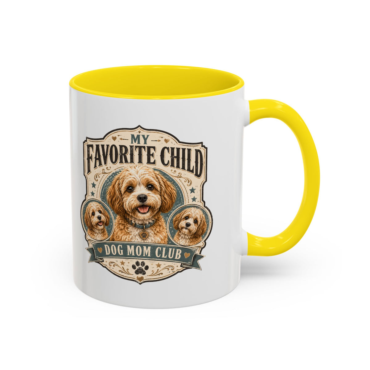 Milo Bailey Dog Dad Mom My Favorite Child Dog Mom Club Accent Coffee Mug
